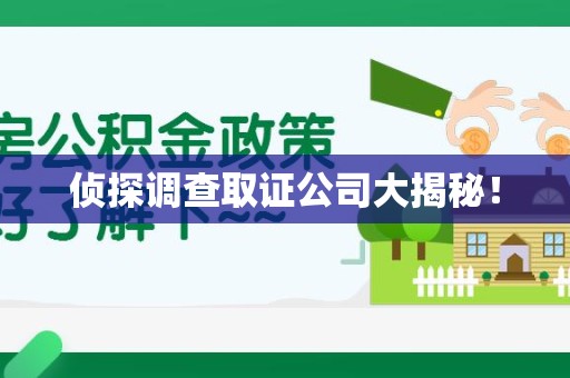 石狮侦探调查取证公司大揭秘！