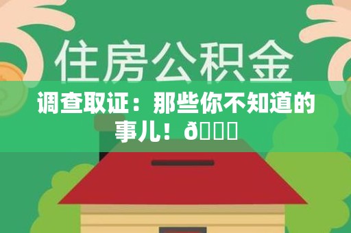 石狮调查取证：那些你不知道的事儿！😎